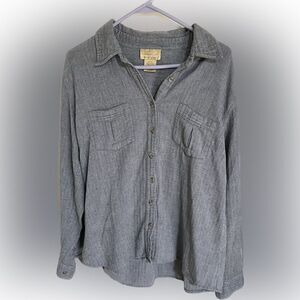 Cotton Ginny Women’s Button Up Shirt Size XL